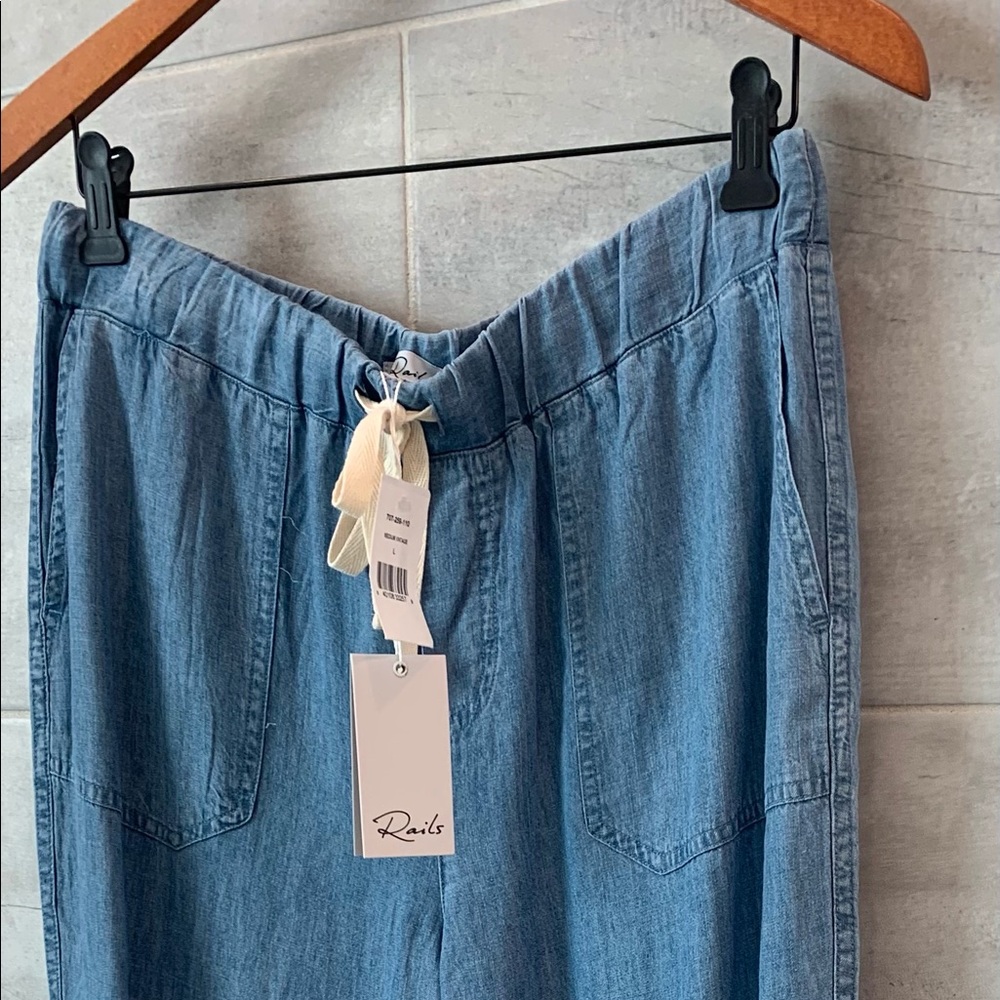 Rails chambray pants